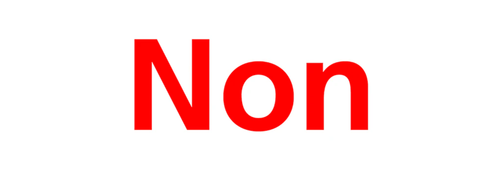 Votation populaire Non 