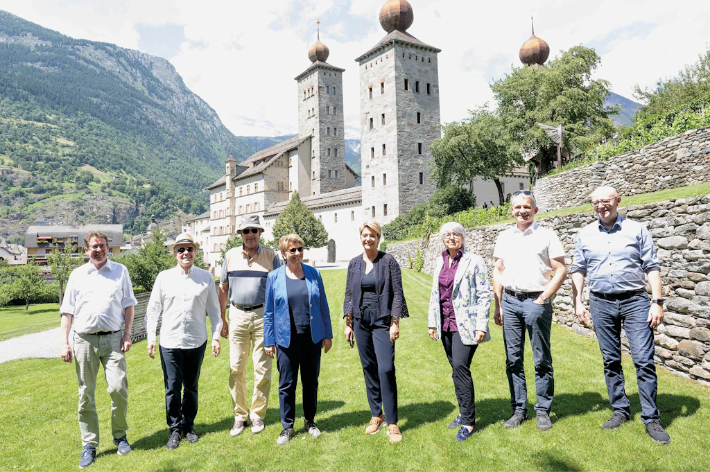 La presidente della Confederazione Viola Amherd accoglie il Consiglio federale in Vallese – 1° giorno: point de presse a Briga-Glis